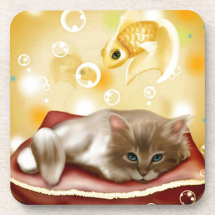 Niedlich Dream Kitten Getränkeuntersetzer