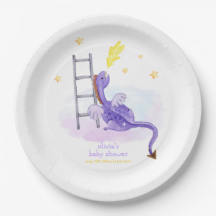 Niedlich Dreamy Märchenschauspielerin Dragon Stars Pappteller
