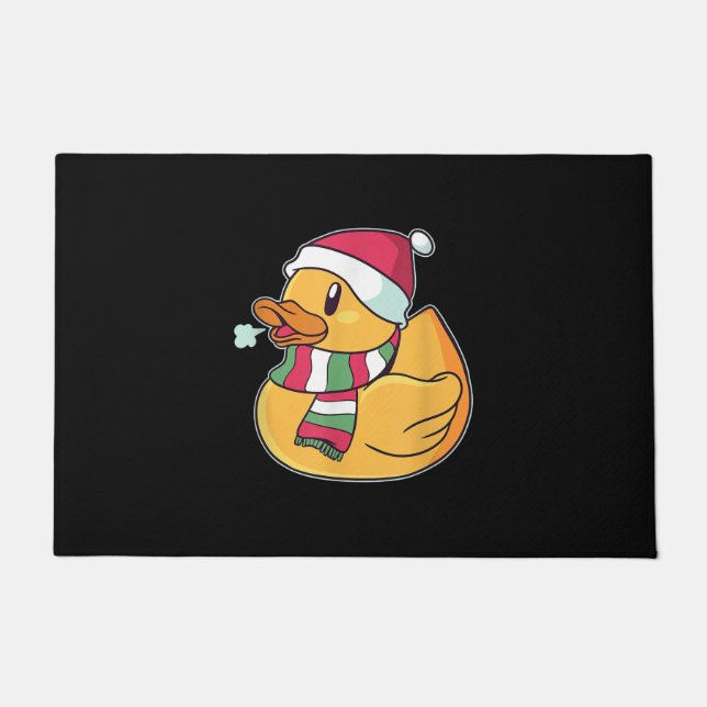 Niedlich Dub Duck Christmas Fußmatte (Vorderseite)