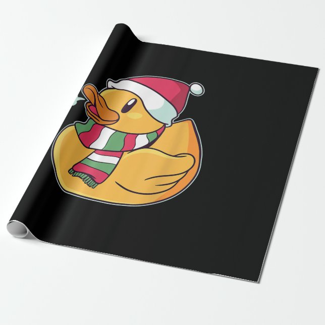 Niedlich Dub Duck Christmas Geschenkpapier (Ungerollt)