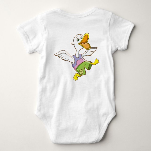 Niedlich Duck Baby Bodysuit Baby Strampler (Rückseite)