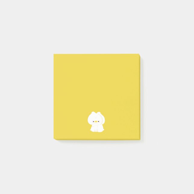 Niedlich Duck Couple Post-it Klebezettel (Vorderseite)