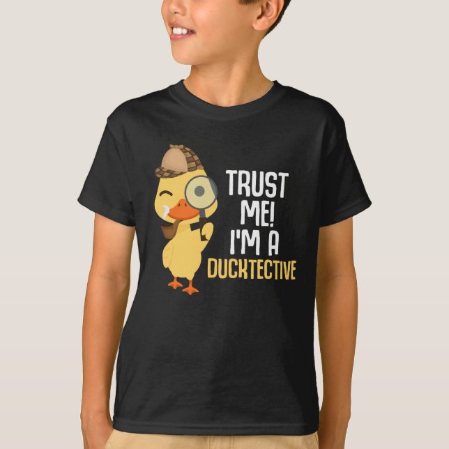 Niedlich Duck Detection Animal Spaß Enck Lover T-Shirt (Vorderseite)