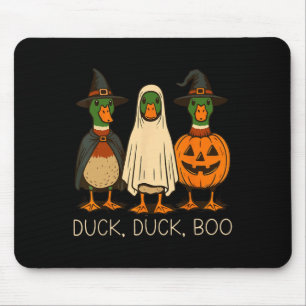 Niedlich Duck Duck Boo Funny Spooky Gänsehaut Hall Mousepad