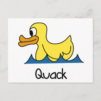 Niedlich Duck Postkarte