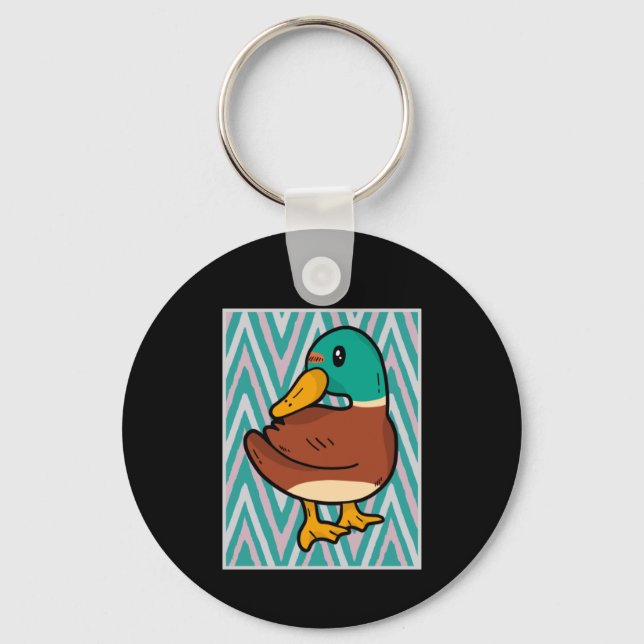 Niedlich Duck Schlüsselanhänger (Vorderseite)