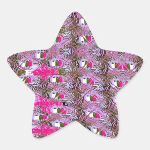 Niedlich Edgy Hakuna Matata Beautiful People Afric Stern-Aufkleber