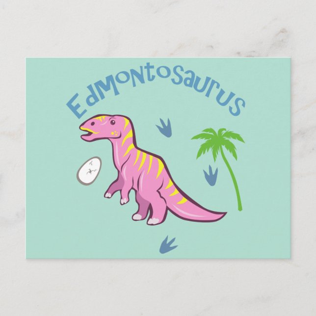 Niedlich Edmontosaurus Postkarte (Vorderseite)