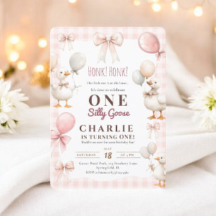 Niedlich Ein Alberner Gänseblütenfarm 1. Geburtsta Einladung