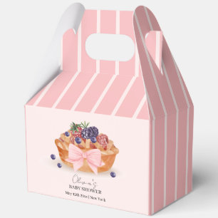 Niedlich eine kleine Süsse Pie Berry Bow Babydusch Geschenkschachtel
