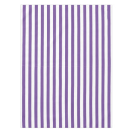 Niedlich, einfach Lila und weiß gestreift Tischdecke