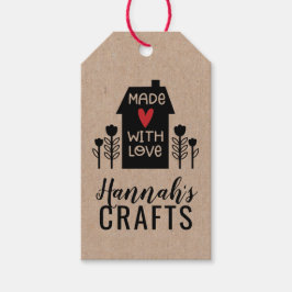 Niedlich, einfach und mit Liebe für kleine Unterne Geschenkanhänger