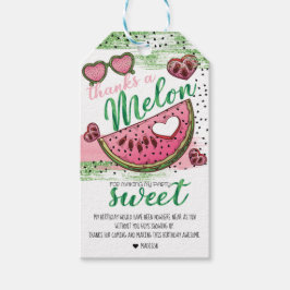 Niedlich eins in einem Melon-Party Personalisiert Geschenkanhänger