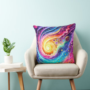 NIEDLICH ELEGANT GALAXY ART DESIGN KISSEN