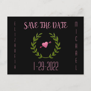 Niedlich Elegante Einfache Save the Date Postkarte