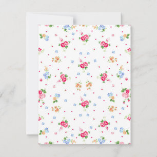 Niedlich elegante, mädchenhafte Vintage Blumenherz