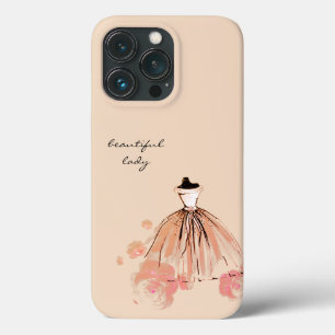 Niedlich Elegante Moderne Girly Pink Blume und Kle Case-Mate iPhone Hülle