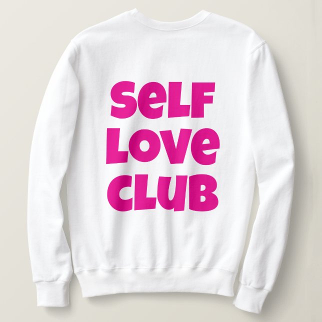 Niedlich Elegante Stilvolle Moderne Liebe Club Sweatshirt (Design Rückseite)
