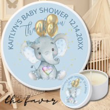 Niedlich Elephant Baby Boy Dusche Gefallen
