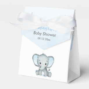 Niedlich Elephant Boy Balloons Babydusche Geschenkschachtel