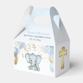 Niedlich Elephant Boys Ballon Taufe Box Geschenkschachtel