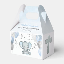 Niedlich Elephant Boys Ballon Taufe Box Geschenkschachtel