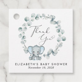 Niedlich Elephant Eucalyptus Baby Boy Dusche Viele Geschenkanhänger