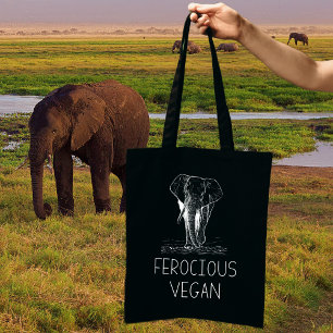 Niedlich Elephant Ferocious Vegan,