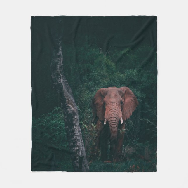 NIEDLICH ELEPHANT FLEECEDECKE (Vorderseite)