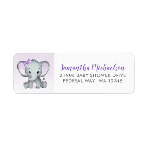 Niedlich Elephant Girl Balloons Babydusche