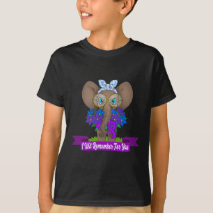 Niedlich Elephant Heimerheimer-Sensibilisierungsge T-Shirt