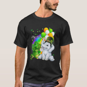 Niedlich Elephant St Patricks Day Bleibe Lucky Kle T-Shirt