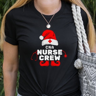 Niedlich Elf CNA Crew Nurse T-Shirt