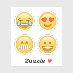 Niedlich Emoji Stickers Hearts LOL Aufkleber