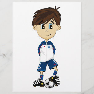 Niedlich England Soccer Boy Flyer