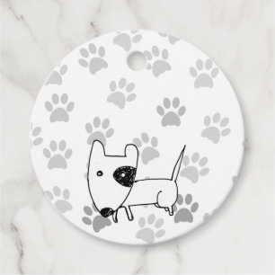 Niedlich English Bull Terrier Geschenkanhänger