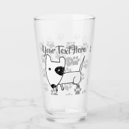 Niedlich English Bull Terrier Glas