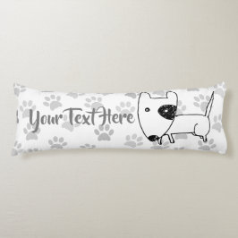 Niedlich English Bull Terrier Seitenschläferkissen