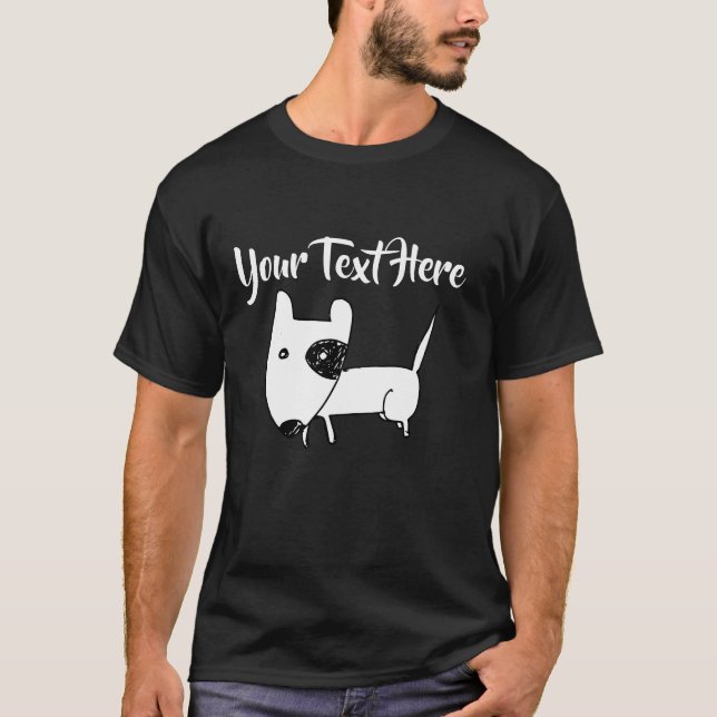 Niedlich English Bull Terrier T-Shirt (Vorderseite)