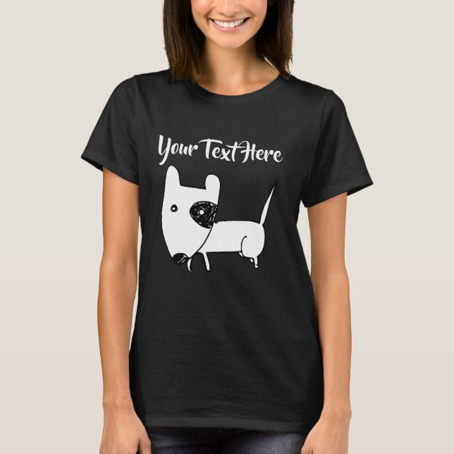Niedlich English Bull Terrier T-Shirt (Vorderseite)