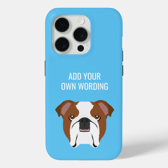Niedlich English Bulldog Case-Mate iPhone Hülle (Rückseite)