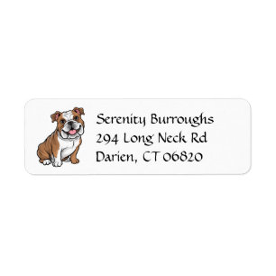 Niedlich English Bulldog Lover Cartoon Puppy Dog M