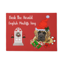 Niedlich English Mastiff Puppy Christmas