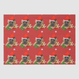 Niedlich English Mastiff Weihnachten Seidenpapier