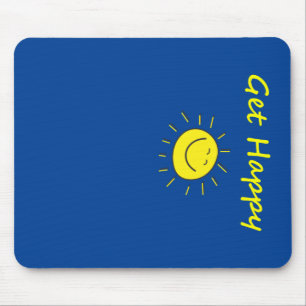 Niedlich erhalten Sie glücklichen lächelnden Sun Mousepad