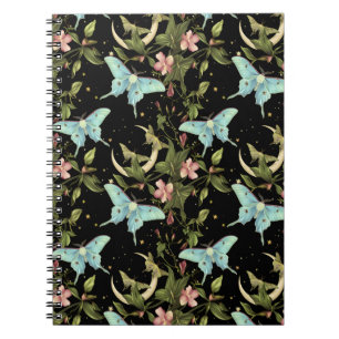 Niedlich Ethereal Hexy Moth Notebook Notizblock