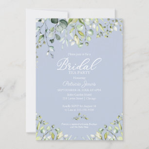 Niedlich Eukalyptus Greenery Bridal Tea Party Einladung