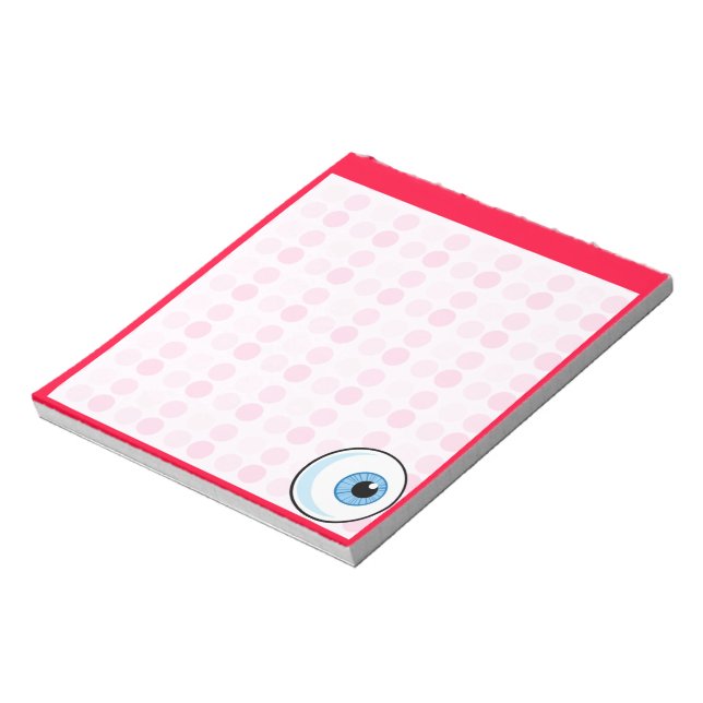 Niedlich Eyeball Notizblock (Rotiert)