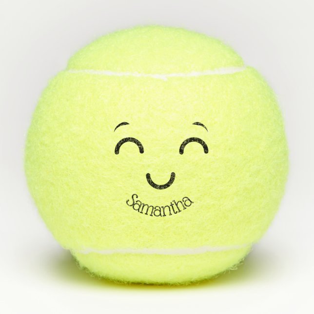 Niedlich Face Tennis Ball (Vorderseite)