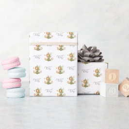 Niedlich Fairy First Geburtstag Geschenkpapier